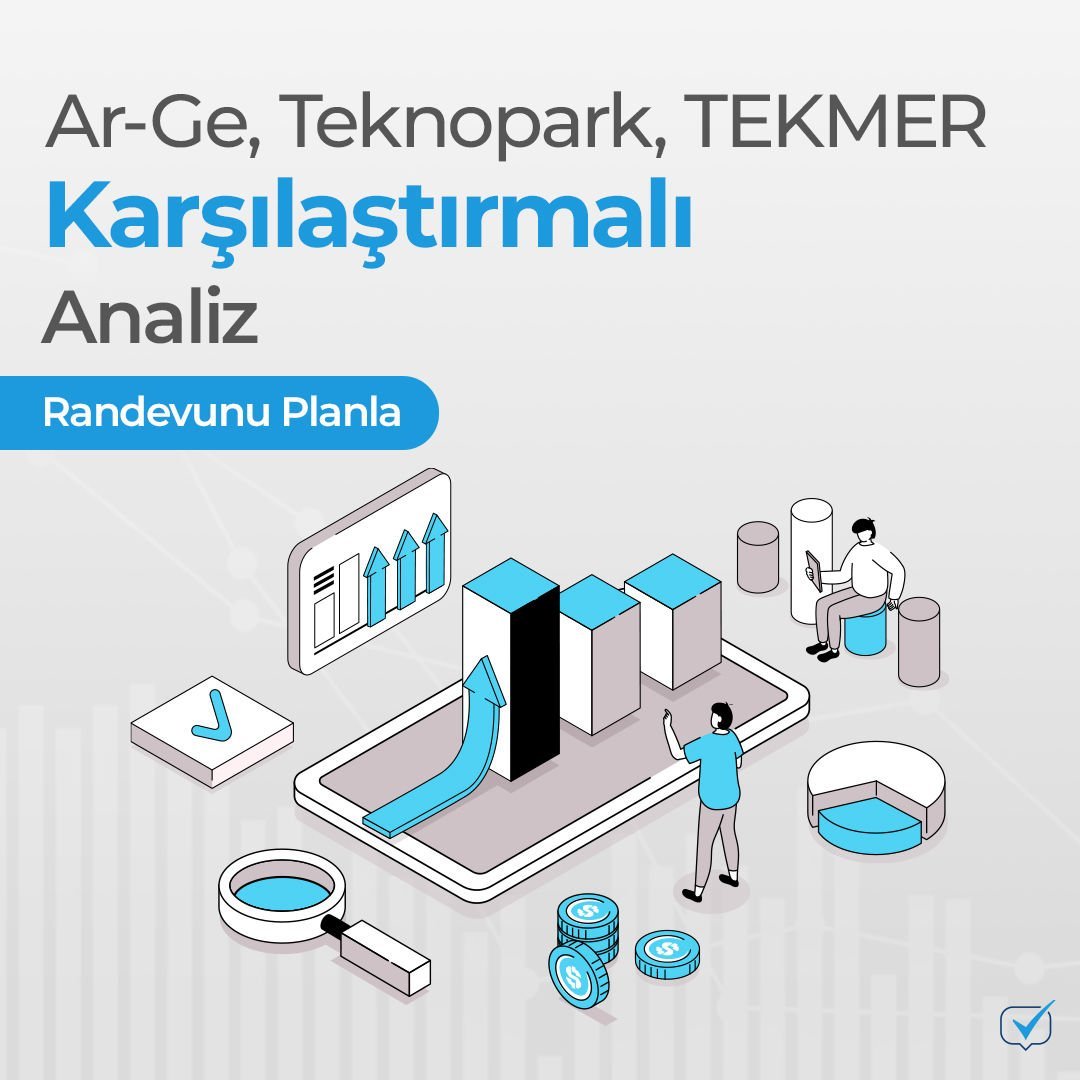 Ar-Ge, Teknopark, TEKMER Karşılaştırmalı Analizi