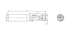 500 Z1+1 End Mill