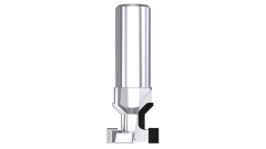 696 Z2+2  Pahlı Cam Yeri / Glass Groove with Chamfer