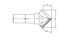 628 Z2 / 2+2 45° Katlama / for Folding