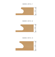 610 Z2 Handle / Fingerpulls