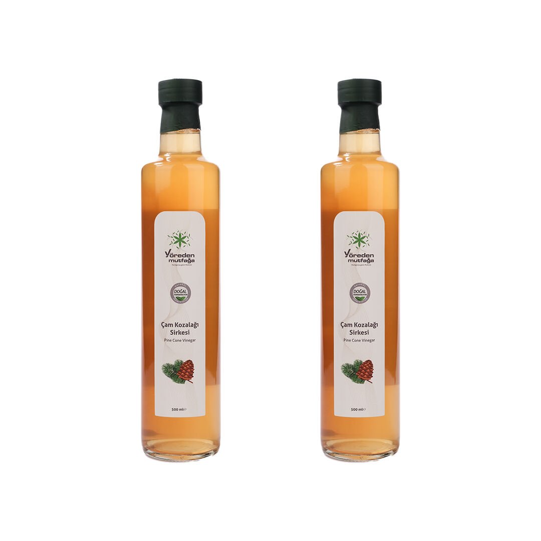 Çam Kozalağı Sirkesi 500 mL (2)'li Paket