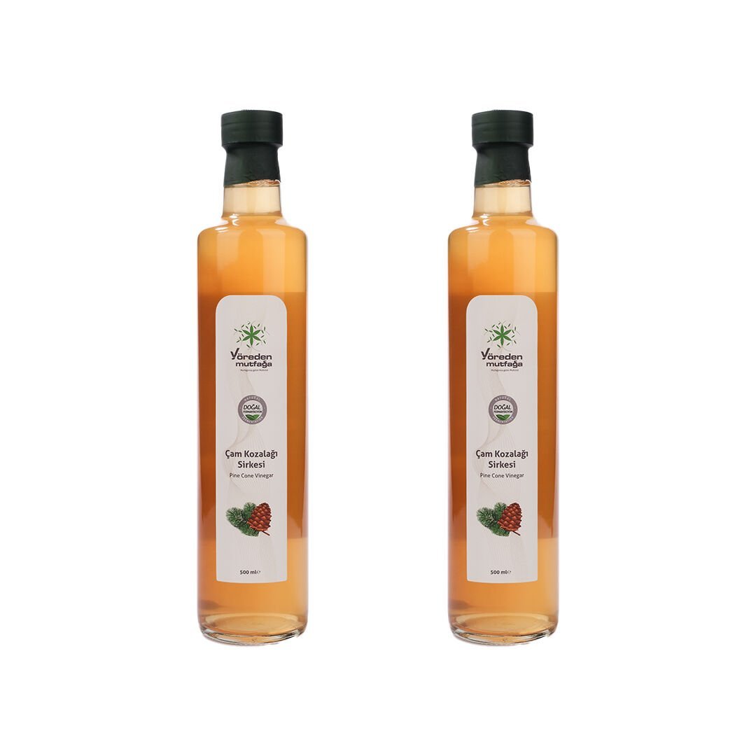 Çam Kozalağı Sirkesi 500 mL (2)'li Paket