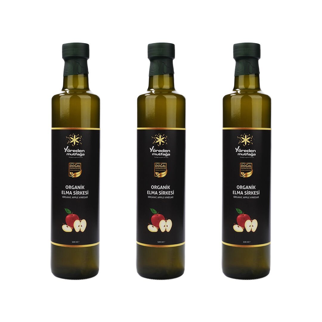 Organik Elma Sirkesi (3)'lü Paket
