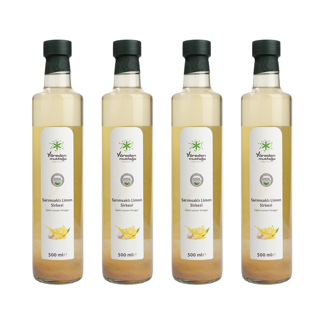 Sarımsaklı Limon Sirkesi (4)'lü Paket