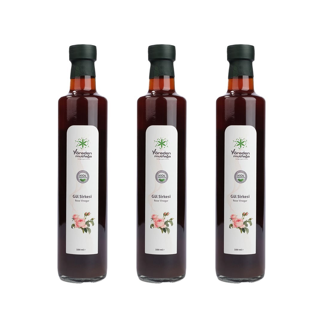 Gül Sirkesi 500 mL (3)'lü Paket