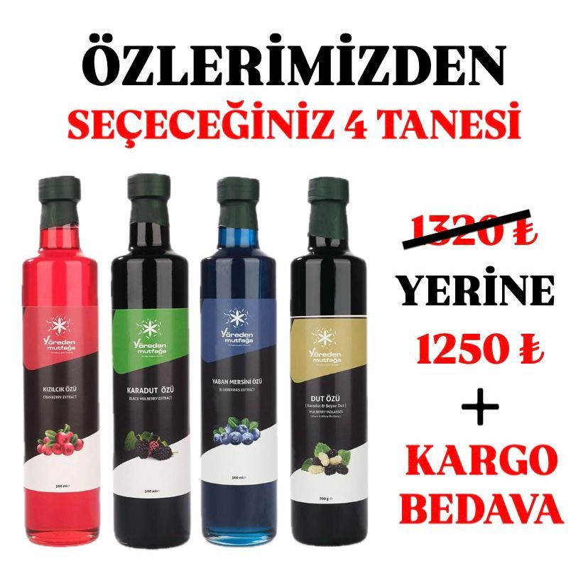 Seçtiğin 4 Öz (4 adet* 700 g)