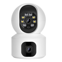 360° Full Hd Çift Kameralı 1080p Smart ip Akıllı Güvenlik Kamera Uzaktan İzleme