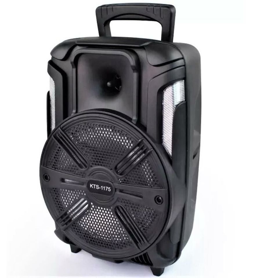 Mikrofonlu Hoparlör Usb-Tf-Fm-Bluetooth Ultra Güçlü Ses Çanta Amfi Taşınabilir Ses Bombası Karaoke