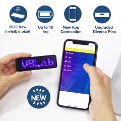 Bluetooth Led Ekran Kayan Yazı Rozet Mini Ledli Ekran Reklam Tanıtım Fiyat Etiketi Işık