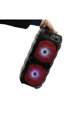 Outdoor Parti Hoparlörü Bluetooth Hoparlör 4 Inç × 2 Kablosuz Speaker-mikrofonlu Set