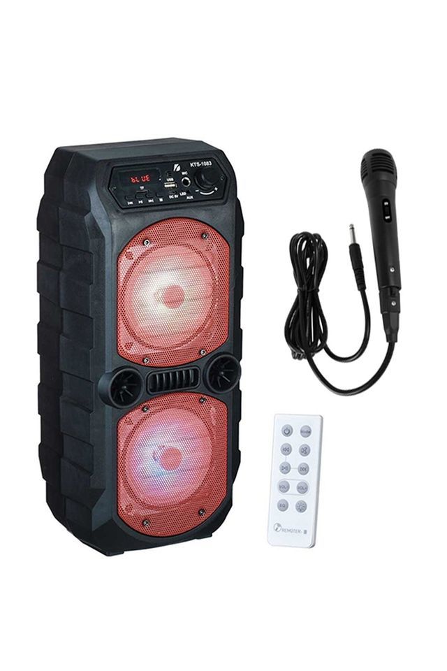 Outdoor Parti Hoparlörü Bluetooth Hoparlör 4 Inç × 2 Kablosuz Speaker-mikrofonlu Set