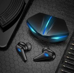 Işıklı Kulakiçi Kablosuz Bluetooth Kulaklık Oyuncu Kulaklığı Çift Mikrofonlu