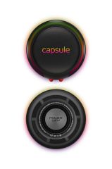 Capsule Taşınabilir Bluetooth Hoparlör Ses Bombası Yüksek Ses Gücü Sese Duyarlı Led Işık Bass