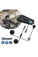 Kask Kulaklık Bt22 Bluetooth Motosiklet Kulaklık 5.0 Bluetooth Intercom Motorsiklet Kulaklık