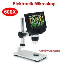 600X Zoom 2mp USB Dijital Mikroskop 8 Ledli Kamera Telefon Tablet Bilgisayara Bağlantı