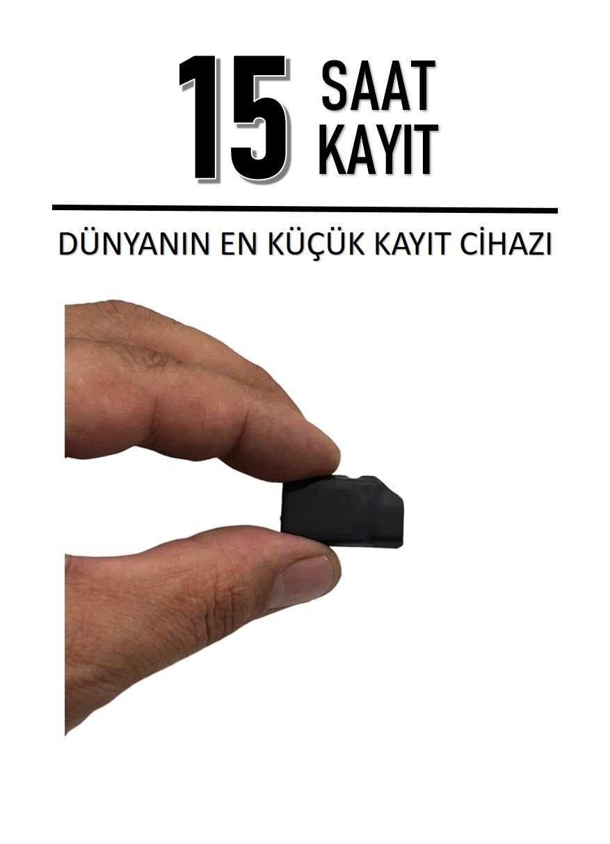 32 Gb Ses Kayıt Cihazı Dünyanın En Küçük Cihazı Sese Duyarlı 15 Saat Kayıt