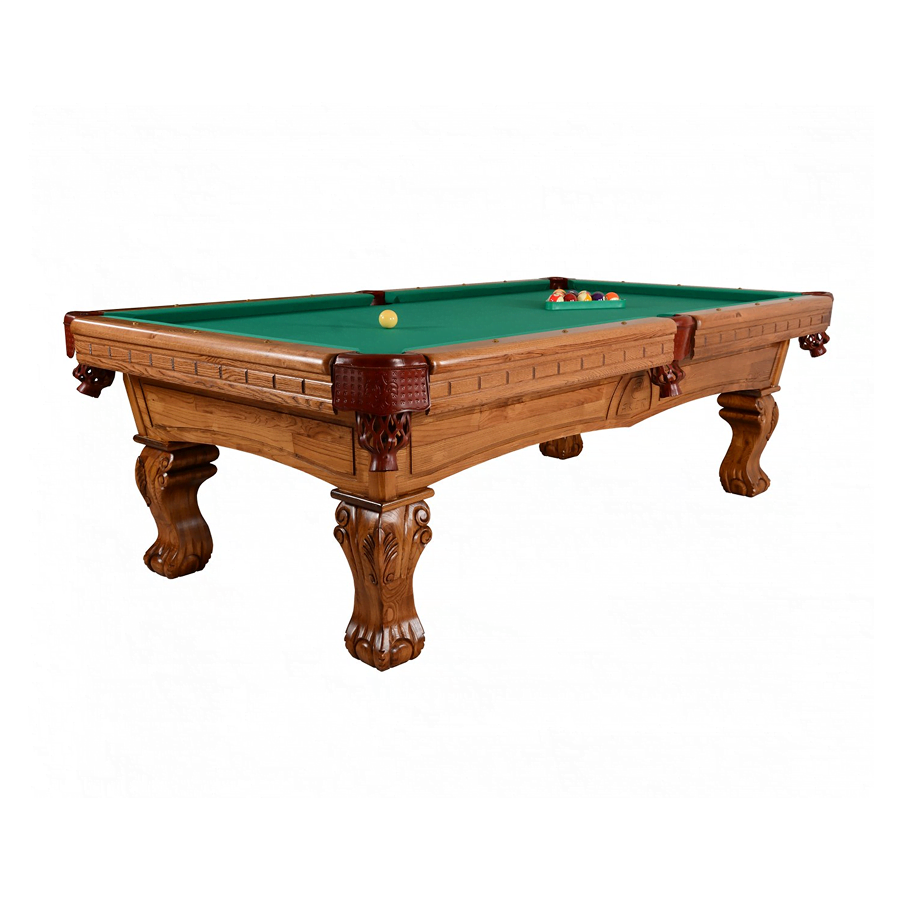 Aker 8Ft Carved 16 Top Amerikan Bilardo Masası