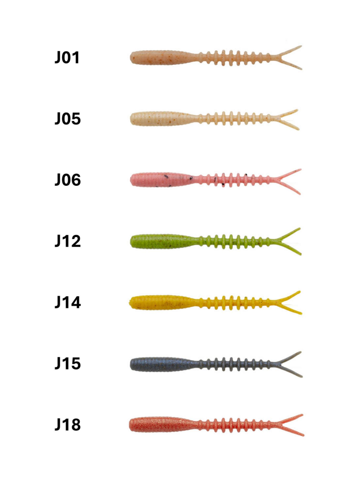 ECOGEAR JUKUSEI AQUA  KATSU-AJI KOMUSHI 2'' - J01