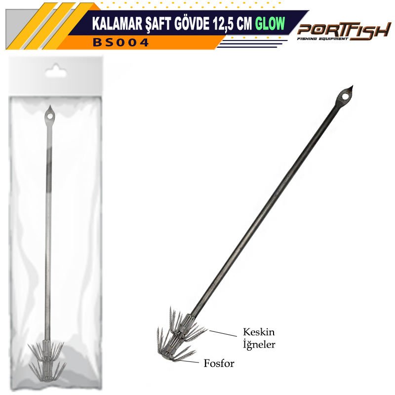 Portfish Kalamar Şaft Gövde Glow 12.5 cm