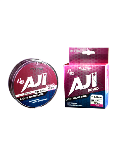 Fujin Aji Light Game Braid 4x 100mt Pink PE İp Misina
