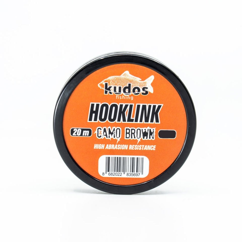 Kudos Hooklink Camo Brown 20m 35 Lb.