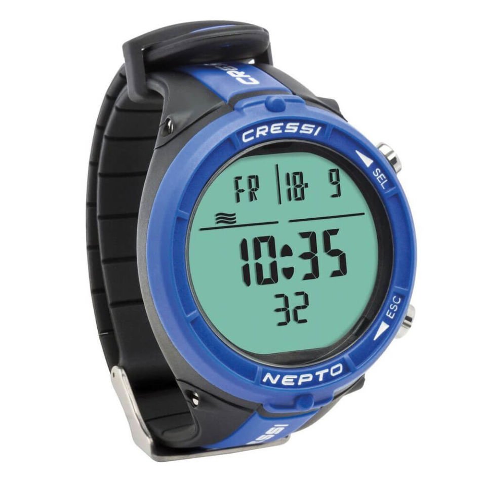 Cressi Nepto Dalış Bilgisayarı BLUE