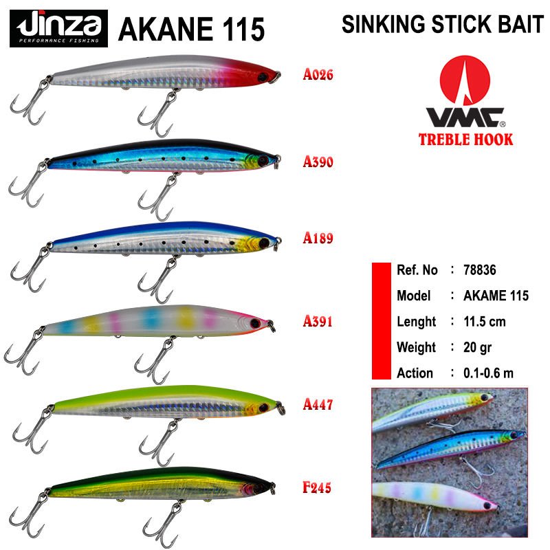 Jinza Akane 115 mm 20 gr Maket Balık