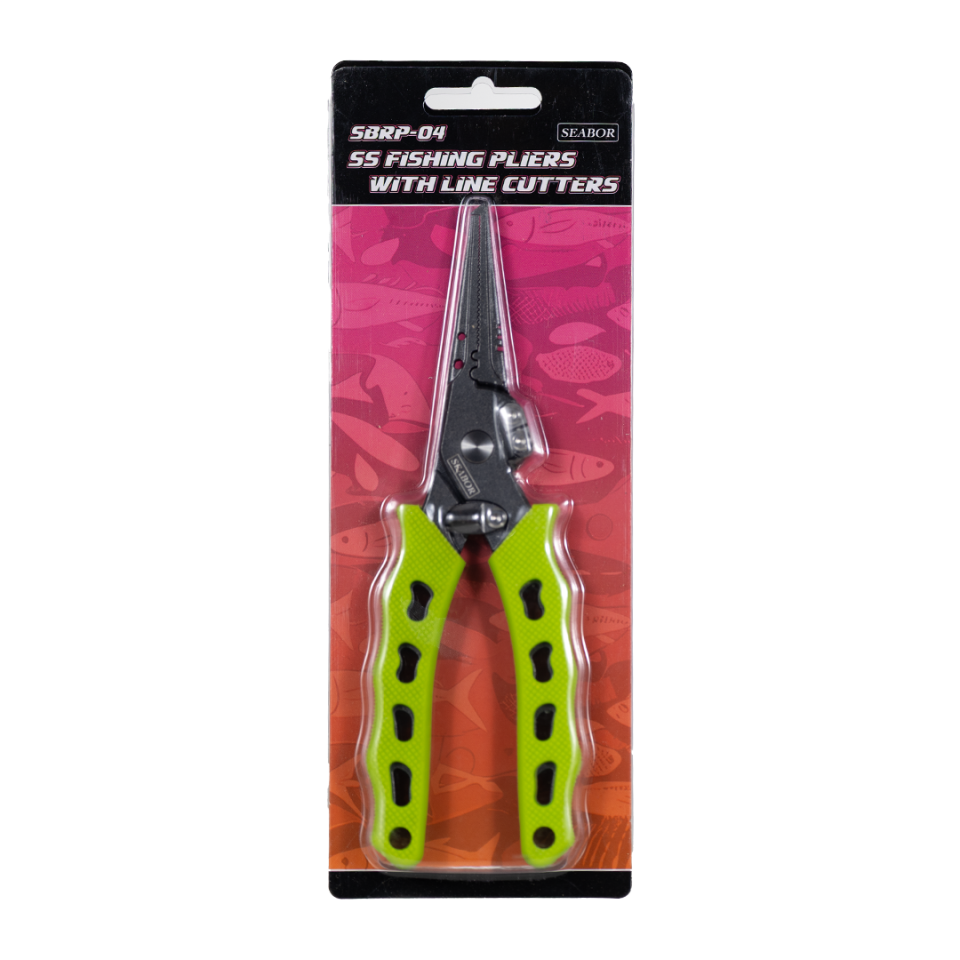SEABOR SBRP-04 SS FISHING PLIERS WITH LINE CUTTERS