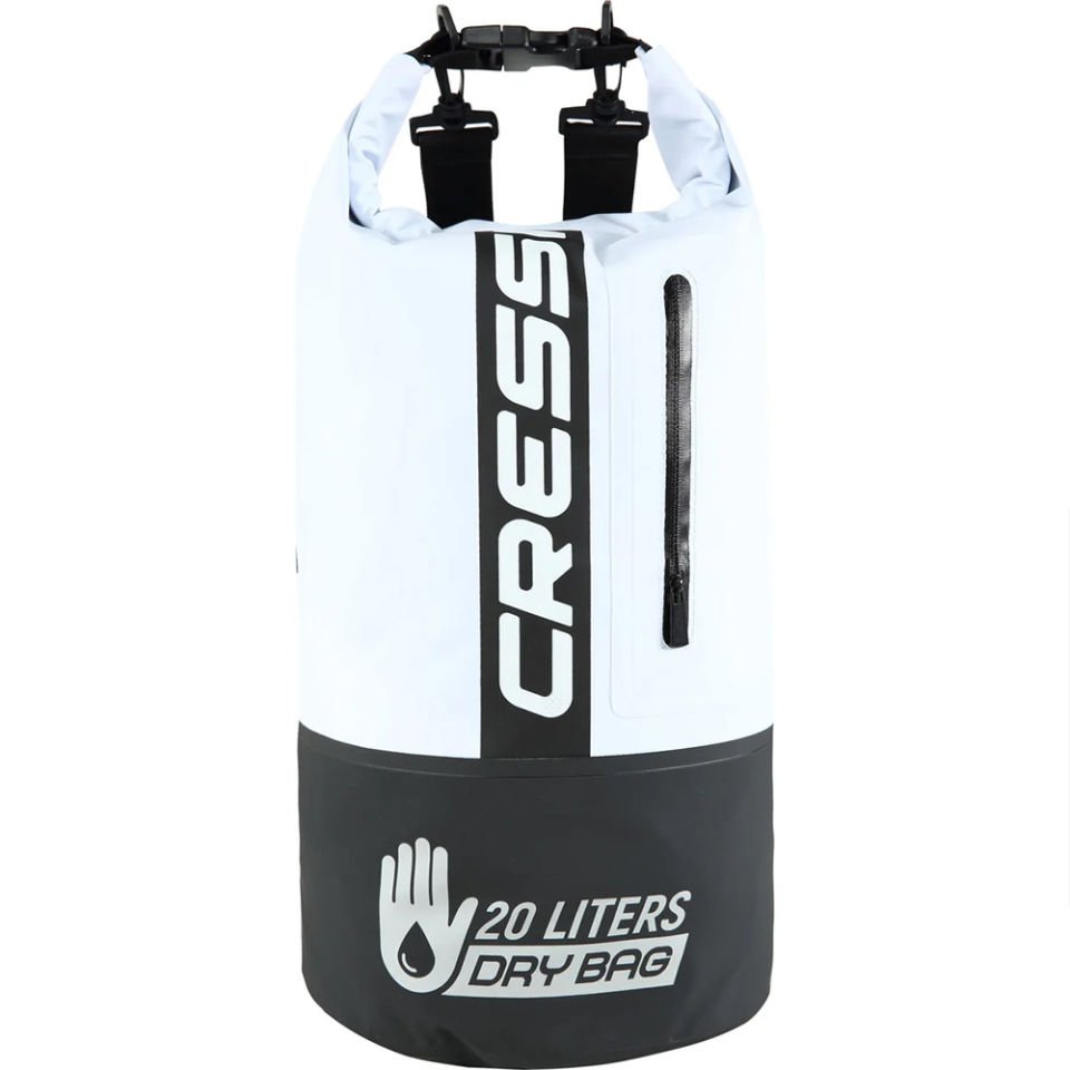 Cressi Premium Dry Bag BLACK - WHITE - 20L