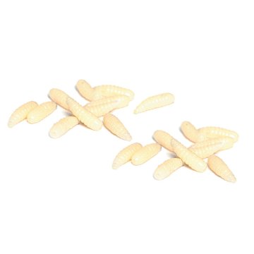 Maggot Silikon Kurtçuk 1.2 cm Alabalık Yemi 30 Adet 033 Fosforlu