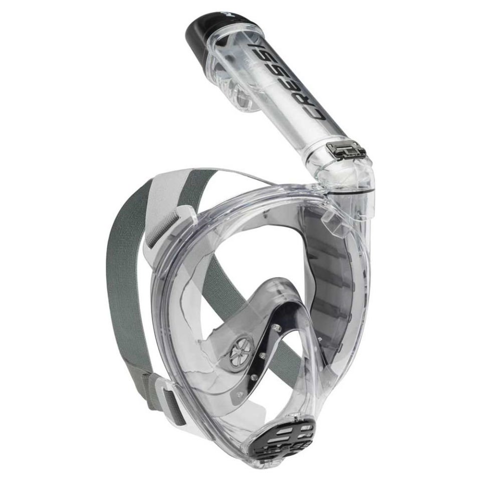 Cressi Knight Tam Yüz Maske SMOKED/CLEAR - S/M