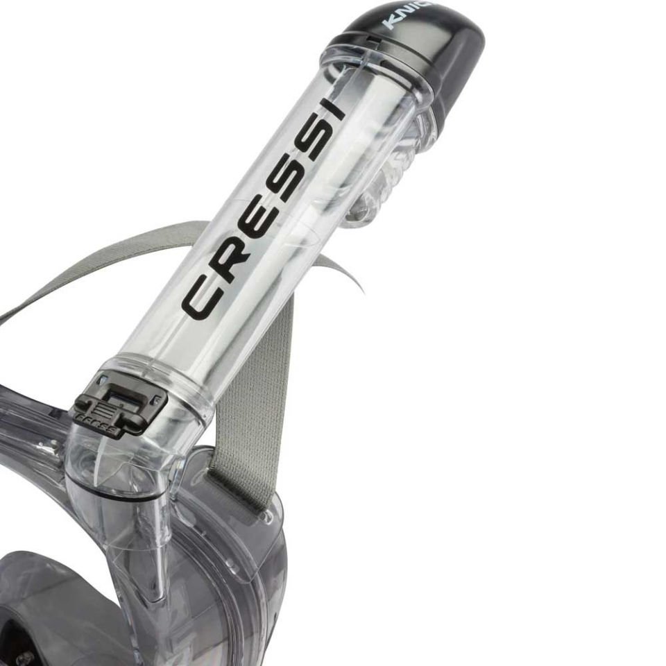 Cressi Knight Tam Yüz Maske SMOKED/CLEAR - S/M