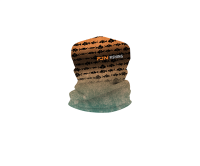 Fujin Neck Gaiter Boyunluk Aqua Orange Fish