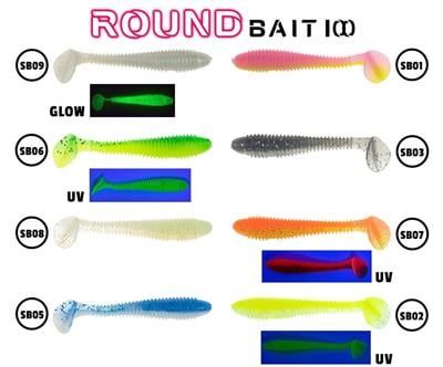 Fujin Round Bait 100mm Silikon Balık