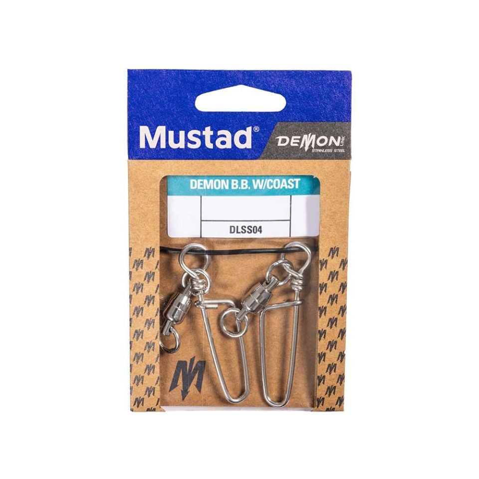 Mustad Demon Bilyalı Klipsli Fırdöndü DLSS004