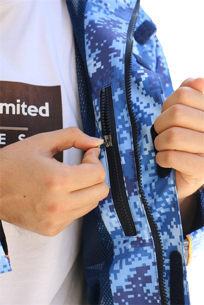 Fujin Raincoat Yağmurluk Marine Camo