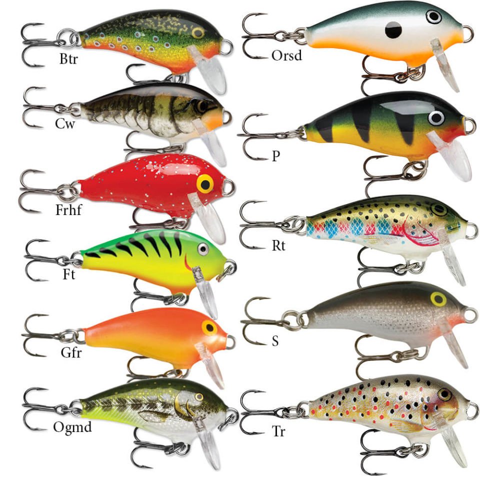 Rapala Mini Fat Rap Sahte Balığı