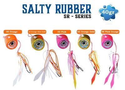Fujin Salty Rubber 40gr SR Serisi Tai Rubber Set