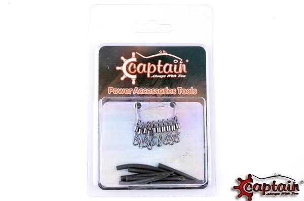 Captain 7605 Sazan Aksesuarı Change Swivel Anti Tangle Set 10'lu Set