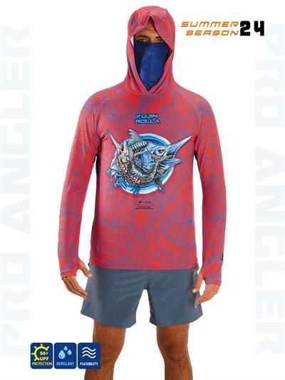 Fujin Rolla S24 Buff&Hoodie Swordfish Red