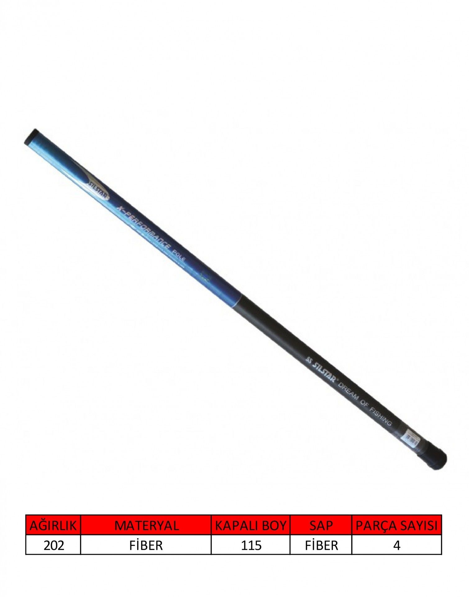 Silstar 3001 XPerformance Pole Blue Göl Kamışı