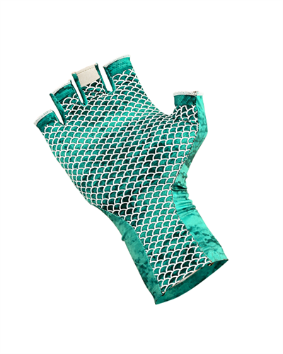 Fujin Pro Angler Summer Gloves Green