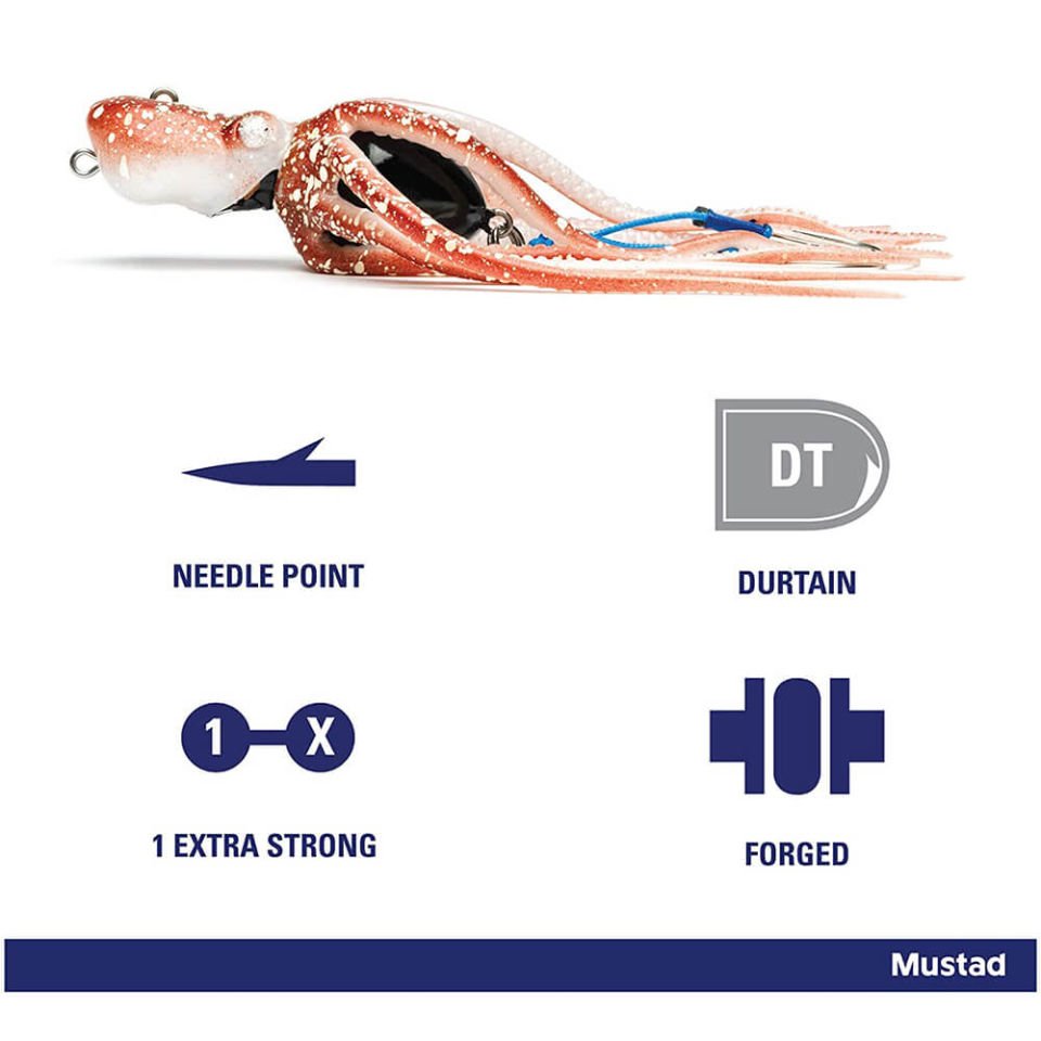 Mustad Inkvader Octopus Jig Sahte Yem RIF - REEF - 200GR