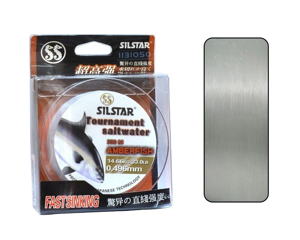 Silstar 1131 Salt Water Amberfish 300mt Monofilament Misina Su Gri