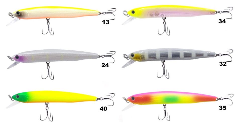 Kendo Black Bass Minnow 95F 7,5 gr Sahte Balık