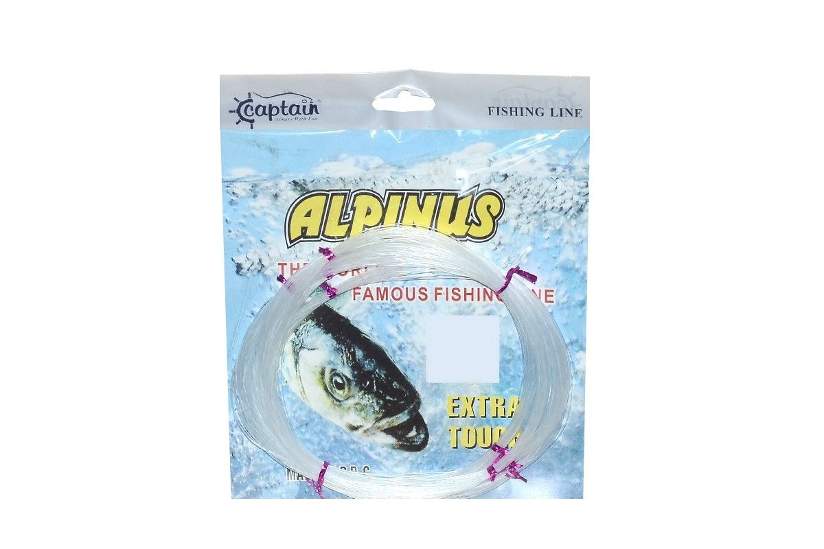 Captain Alpinus Poşet Misina 4x25 Bağlantılı 100mt Beyaz