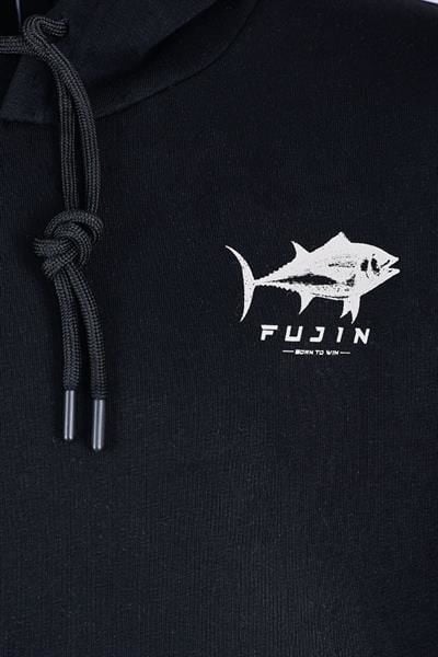 Fujin Tuna Hoodie Black Sweatshirt Erkek