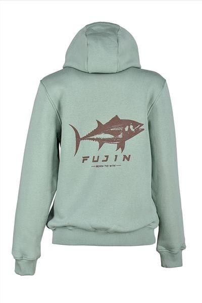 Fujin Tuna Hoodie Mint Sweatshirt Kadın