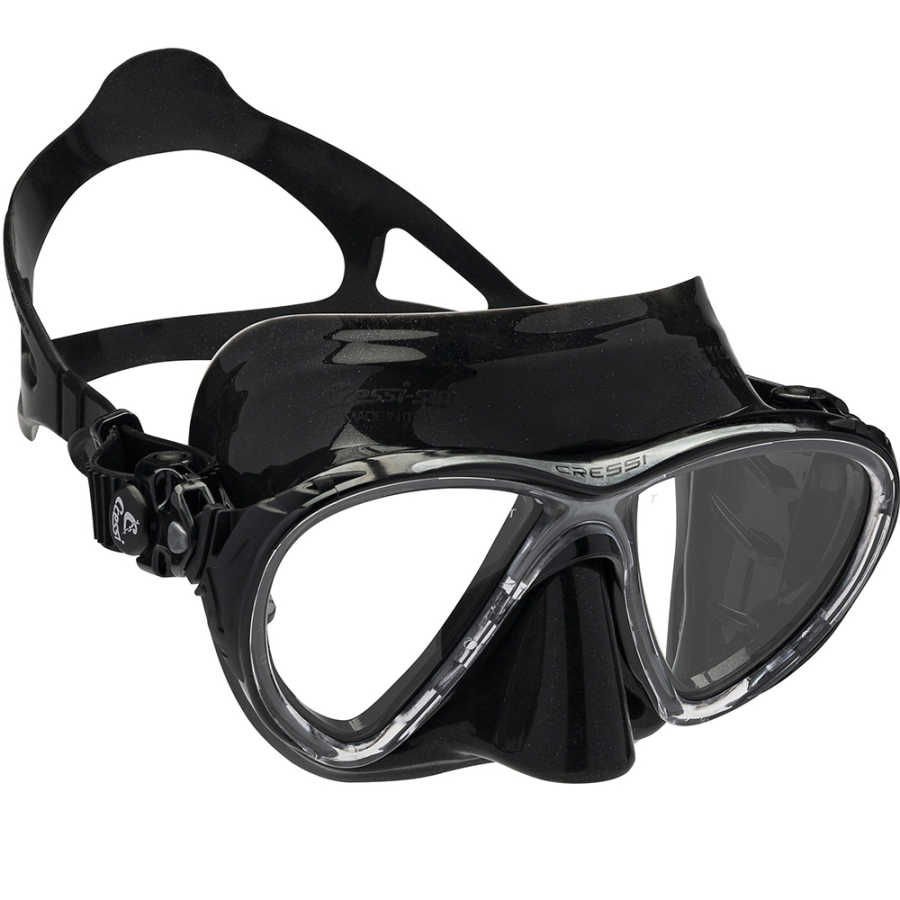 Cressi Big Eyes Evolution Dalış Maskesi BLACK-BLACK